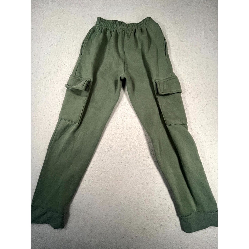 RGSTR Sweatpants‎ Boys 10 Olive Green Victorious Lined Cargo Pocket Tapered Leg